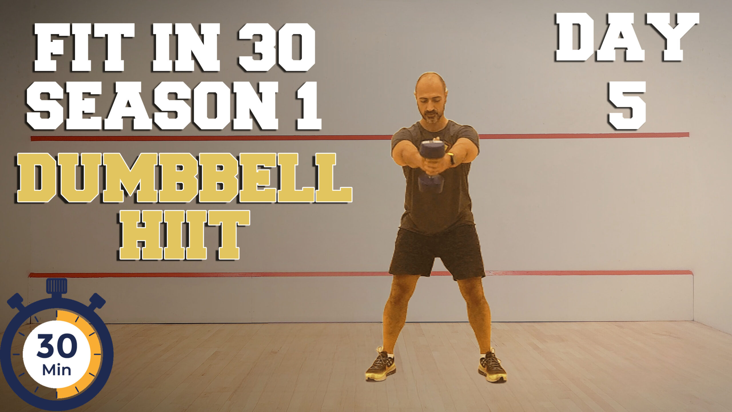 DAY 5 // Full Body Hiit // Dumbbell Workout // 30 MINS 
