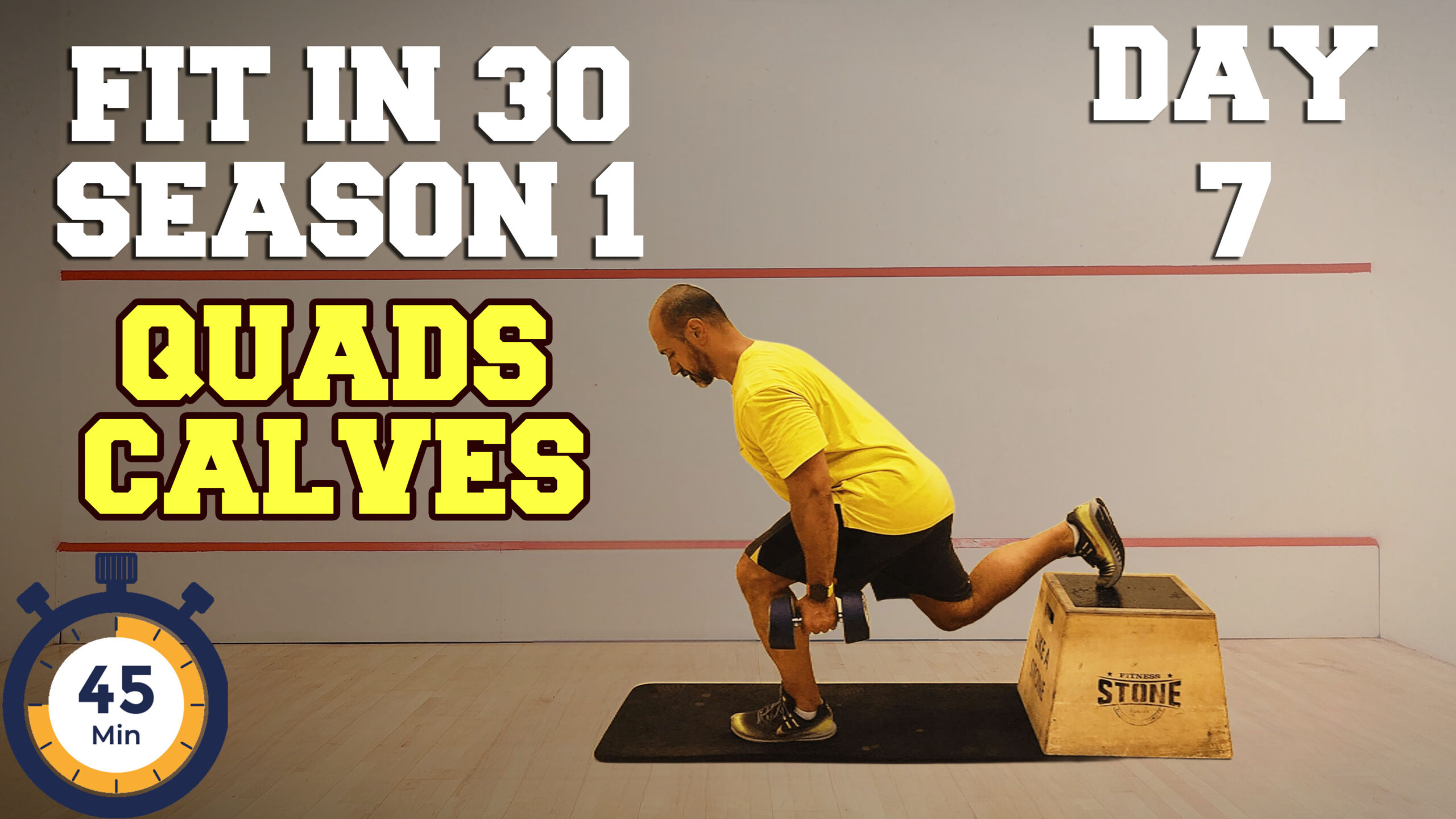 DAY 7 // Quads & Calves Leg Workout // 35 MINS