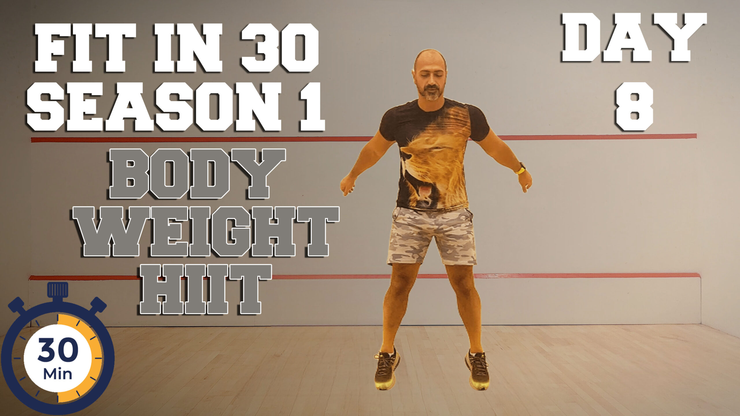 DAY 8 // Body Weight Hiit // No Equipment // 30 MINS