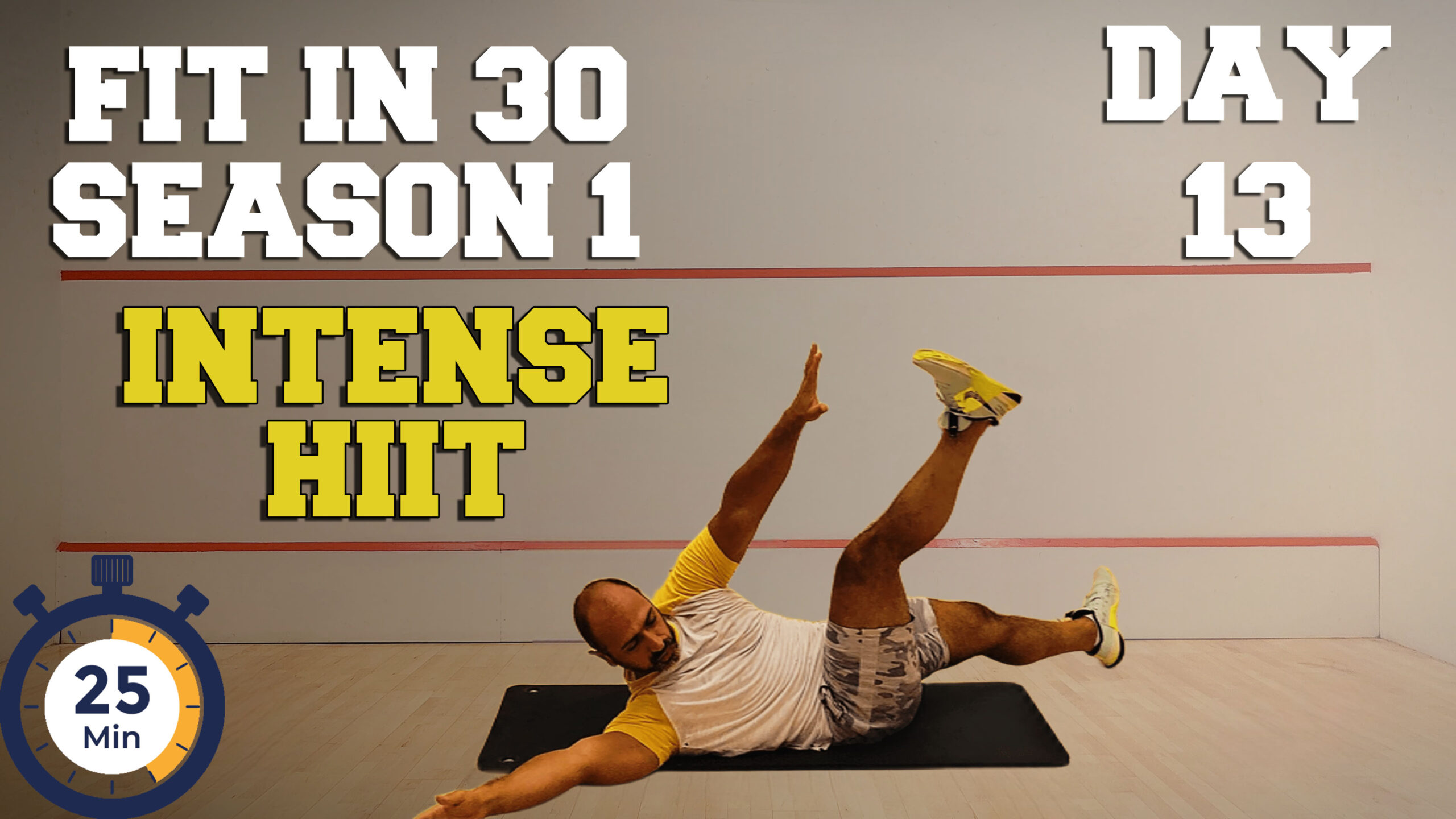 DAY 13 // Intense Hiit Cardio Workout | No Repeat, No Equipment, NO REST // 25 MINS