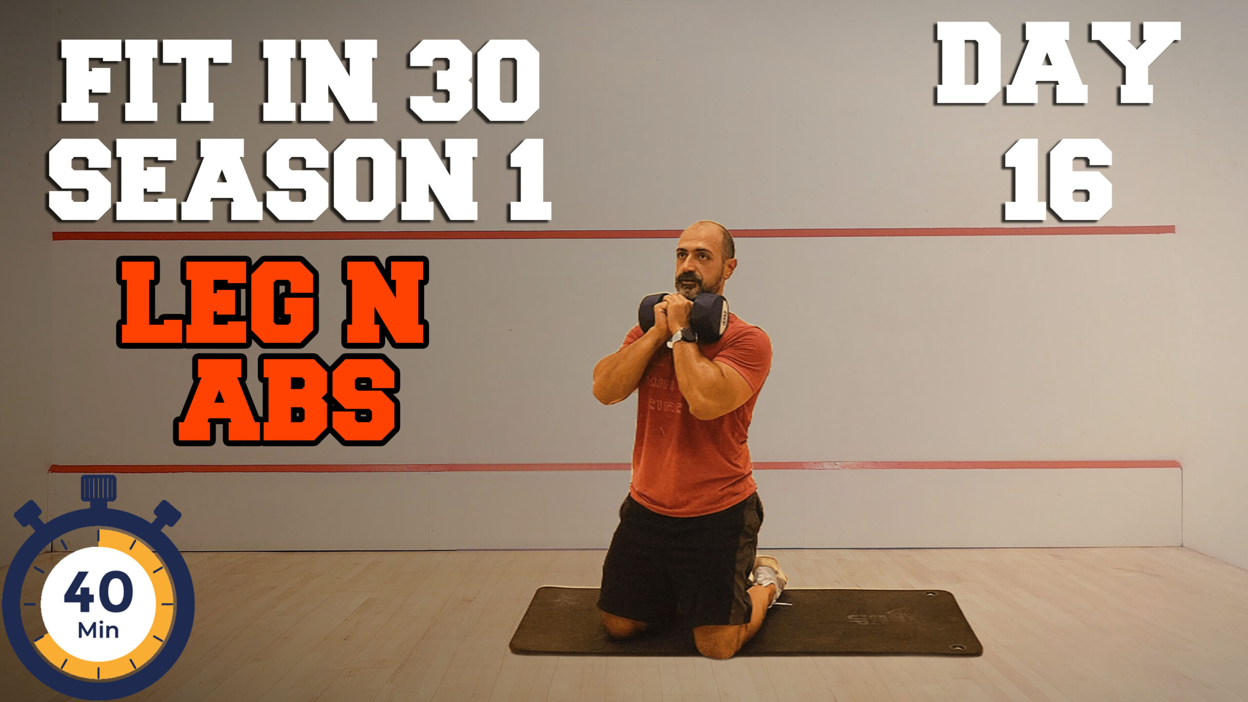 DAY 16 // Leg Workout & Abs // 40 MINS 