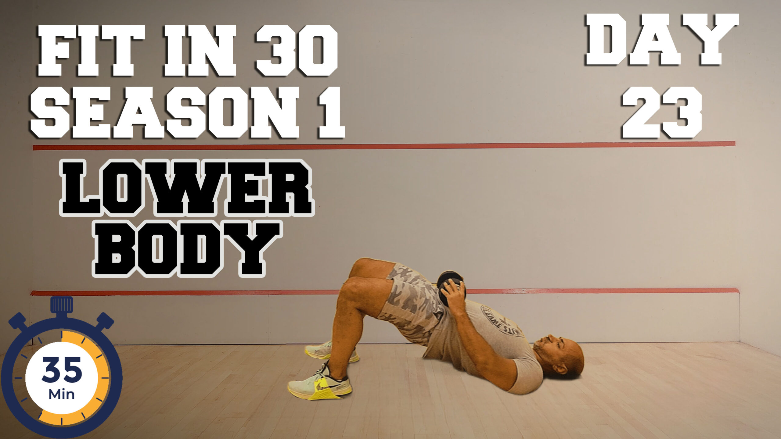 DAY 23 // Quads, Hams, Glutes & Calves // 40 MINS