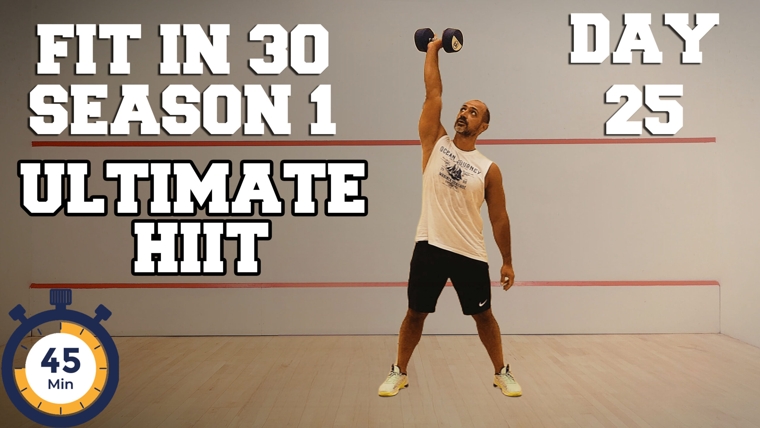 DAY 25 // Ultimate Full Body // Dumbbell HIIT Workout // 45 MINS