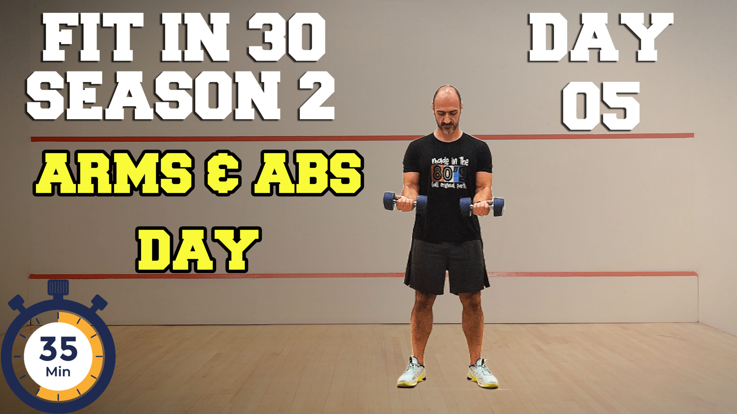 Fit in 30 | Season 2 // Day 5 // Arms & Abs Workout // Dumbbell Workout