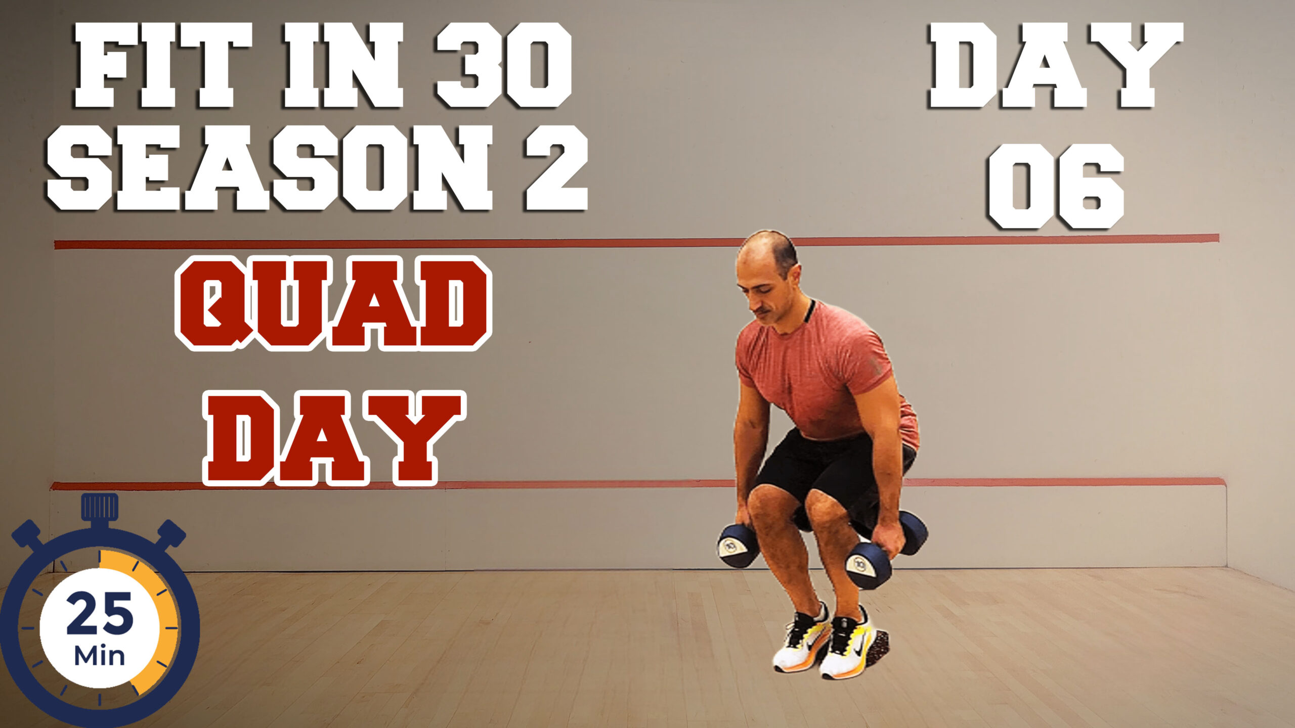 Fit in 30 | Season 2 // Day 6 // Quad Workout // Dumbbell Workout 