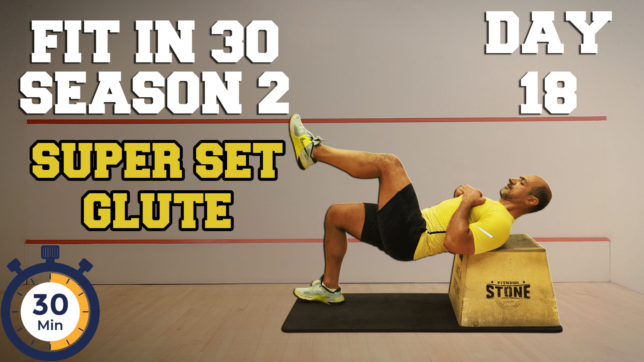 Fit in 30 | Season 2 // Day 18 // Super Set Glute // Dumbbell Workout 